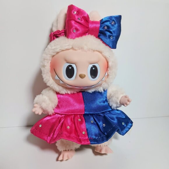 Sleeping Beauty Aurora Make it Pink Make it Blue Dress and Bow to fit Labubu - Picture 6 of 9